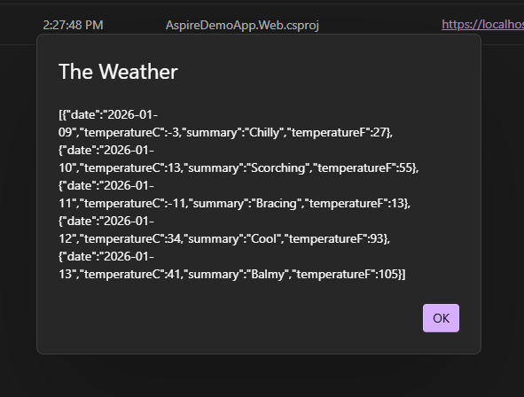 The Aspire PromptMessageBoxAsync dialog