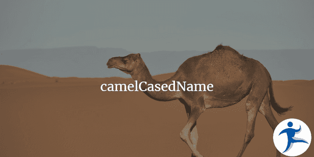 camelCasedName, with a camel in the background